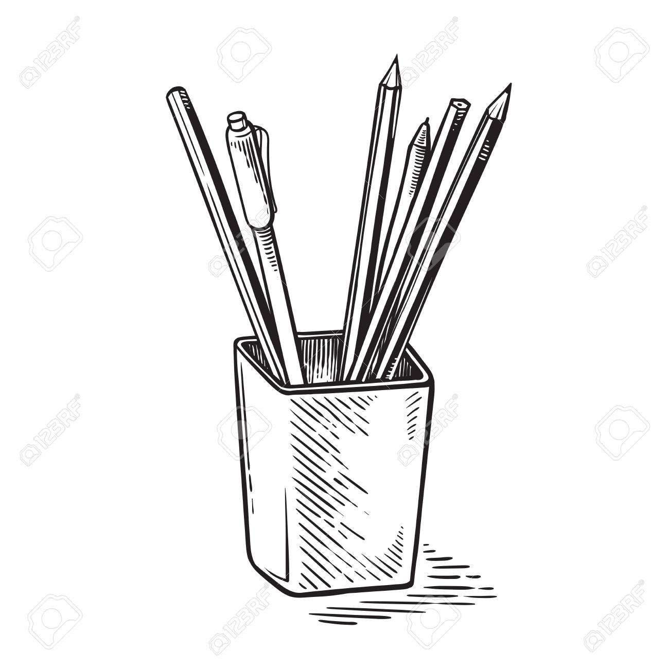 Cluttered desk with multiple single-purpose devices